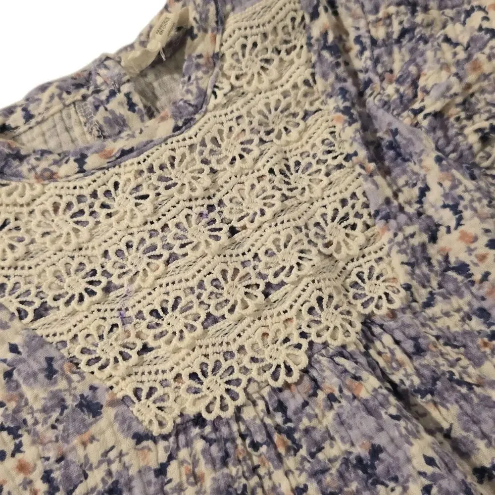 Jessica Simpson Baby Girl's Purple Floral Lace‎ Dress Size 2T